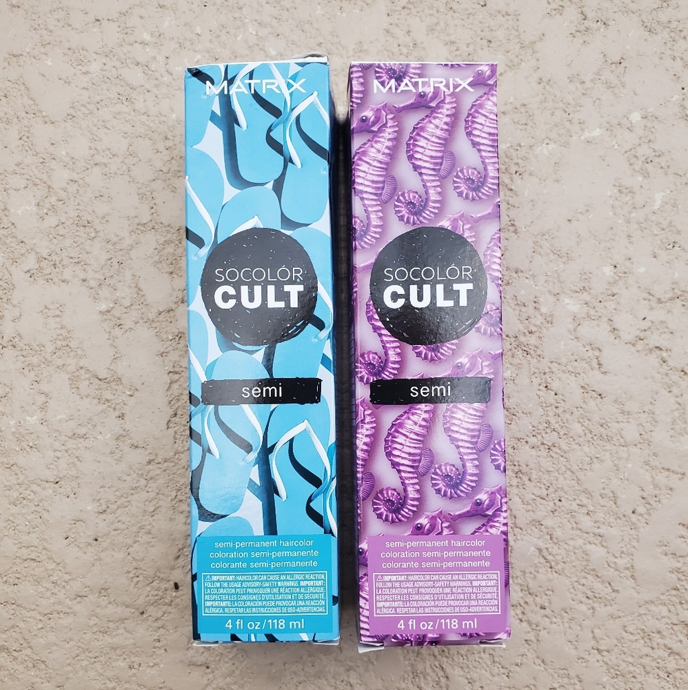 Matrix SOCOLOR Cult Semi blue and purple